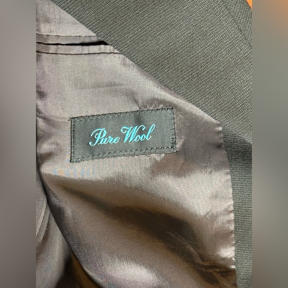 Vintage Italian Pure Wool Blazer 40R Made in Italy Tailored Suit Jacket - Picture 5 of 5